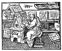 Jean Mielot in his scriptorium, 1456 Jean Mielot in his scriptorium, 1456